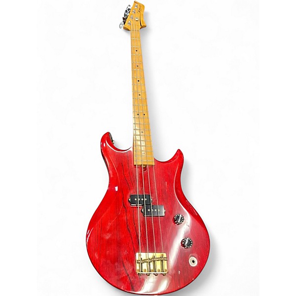 Used Vantage Avenger Red Electric Bass Guitar