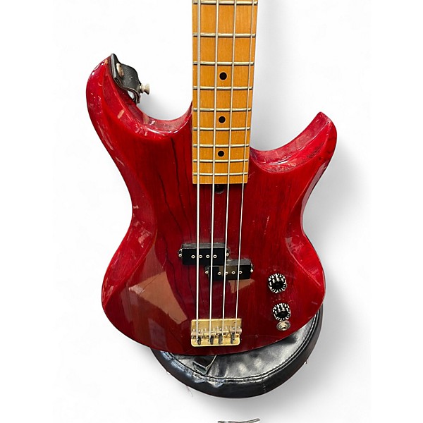 Used Vantage Avenger Red Electric Bass Guitar