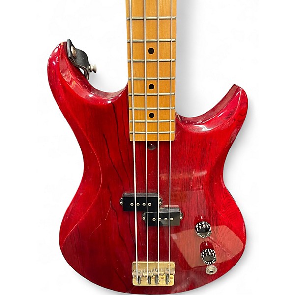 Used Vantage Avenger Red Electric Bass Guitar