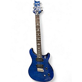 Used PRS SE Custom 24 Blue Solid Body Electric Guitar