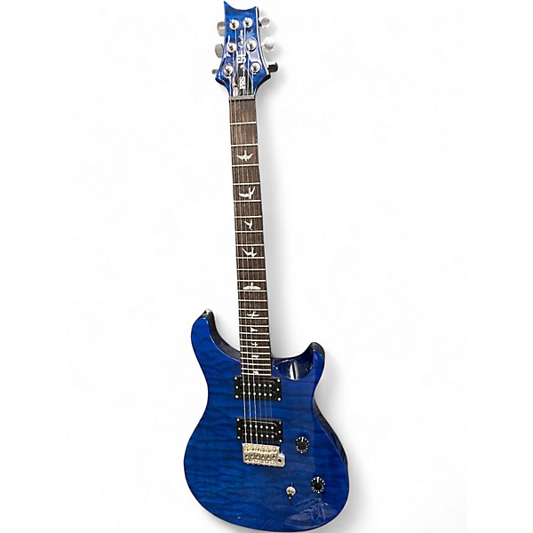 Used PRS SE Custom 24 Blue Solid Body Electric Guitar