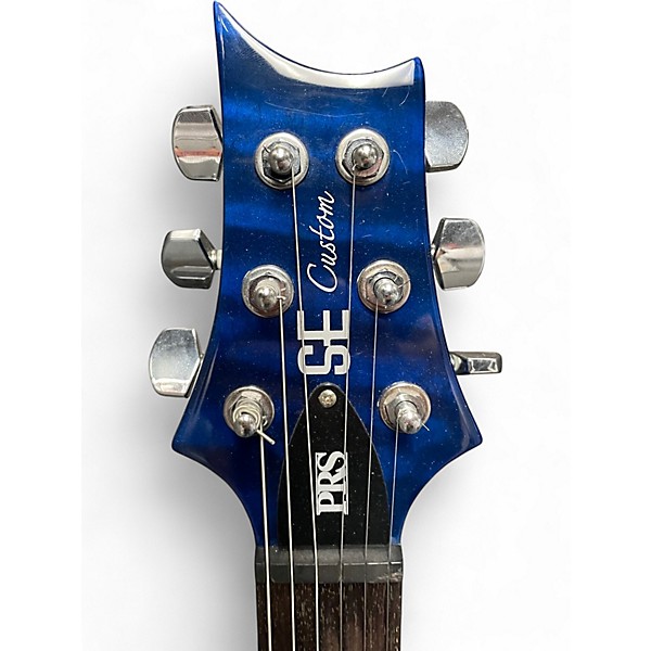 Used PRS SE Custom 24 Blue Solid Body Electric Guitar