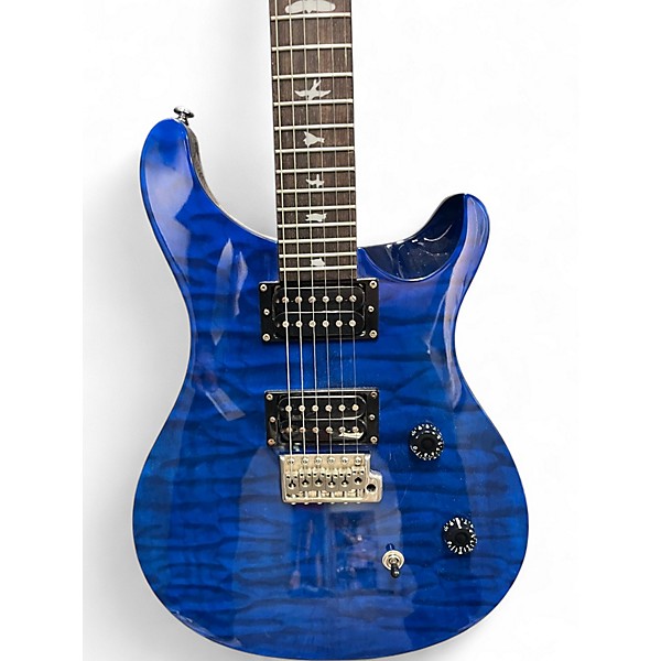 Used PRS SE Custom 24 Blue Solid Body Electric Guitar