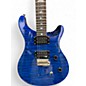 Used PRS SE Custom 24 Blue Solid Body Electric Guitar