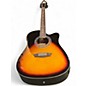 Used Washburn WA90CE 3 Tone Sunburst Acoustic Electric Guitar thumbnail