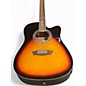 Used Washburn WA90CE 3 Tone Sunburst Acoustic Electric Guitar