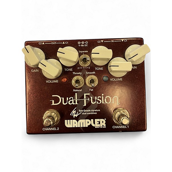 Used Wampler Dual Fusion Tom Quayle Signature Overdrive Effect Pedal