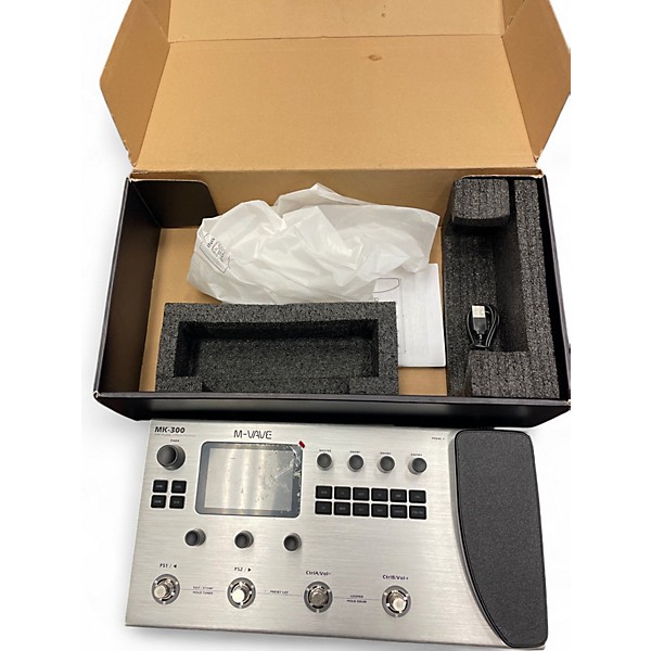 Used M-vave MK-300 MULTI=EFFECT PROCESSER Effect Pedal Package