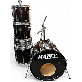 Used Mapex 5 Piece Mars Series Piano Black Drum Kit