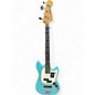 Used Fender Mustang Bass Blue Electric Bass Guitar thumbnail