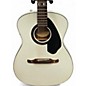 Used Fender Tim Armstrong Hellcat Silver Acoustic Electric Guitar
