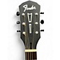 Used Fender Tim Armstrong Hellcat Silver Acoustic Electric Guitar