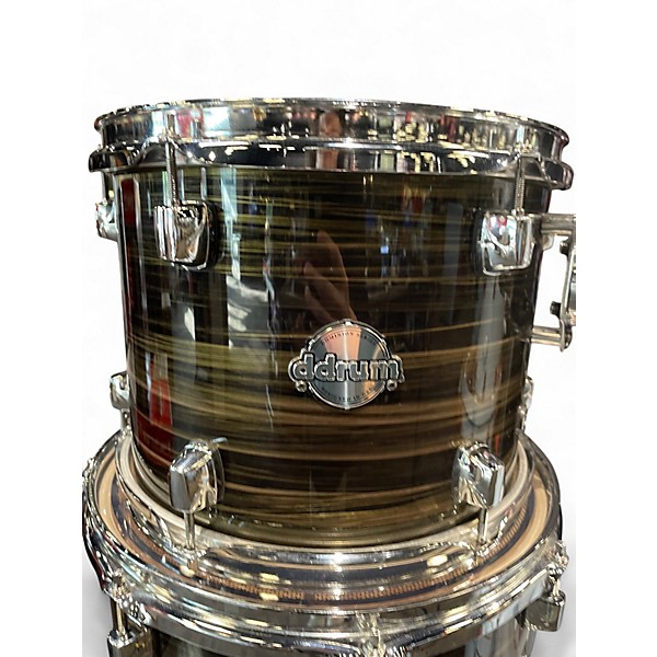 Used ddrum 7 Piece Dominion Maple Black Drum Kit
