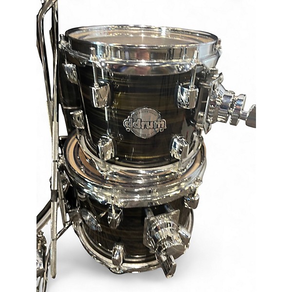 Used ddrum 7 Piece Dominion Maple Black Drum Kit