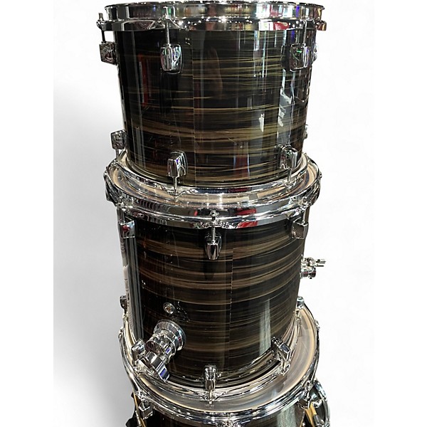 Used ddrum 7 Piece Dominion Maple Black Drum Kit