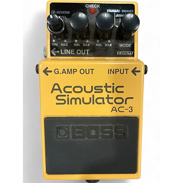 Used BOSS AC3 Acoustic Simulator Effect Pedal