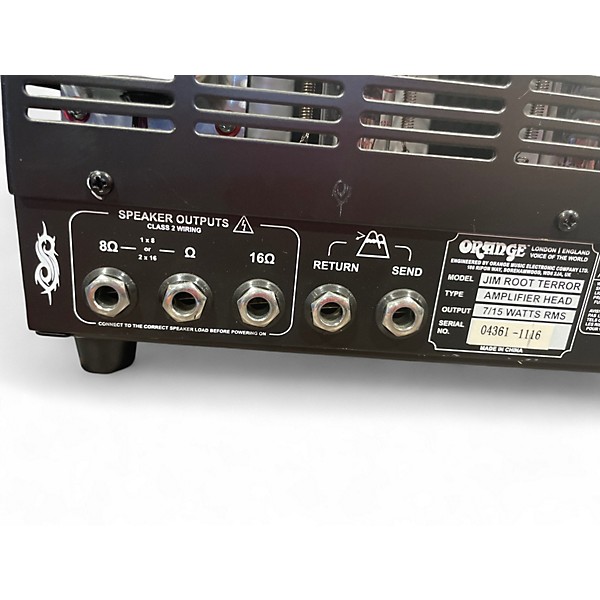 Used Orange Amplifiers TT15JR Jim Root Number 4 Signature 15W Tube Guitar Amp Head