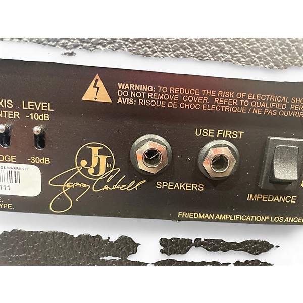 Used Friedman JJ Junior Jerry Cantrell Signature 20W Tube Guitar Amp Head