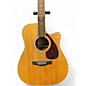 Used 2004 Yamaha FGX-04 LTD Natural Acoustic Electric Guitar