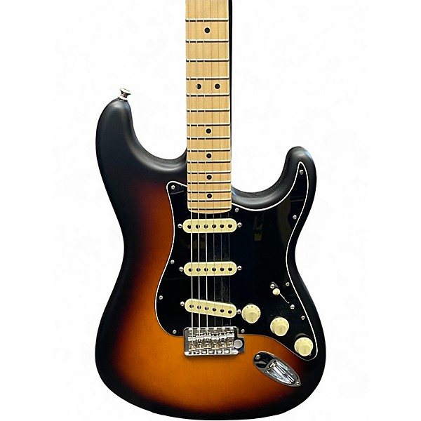 Used Fender American Performer Timber Stratocaster Satin 2 Tone Sunburst Solid Body Electric Guitar