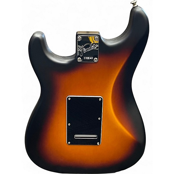 Used Fender American Performer Timber Stratocaster Satin 2 Tone Sunburst Solid Body Electric Guitar