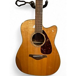 Used Yamaha FGX730SC Natural Acoustic Electric Guitar