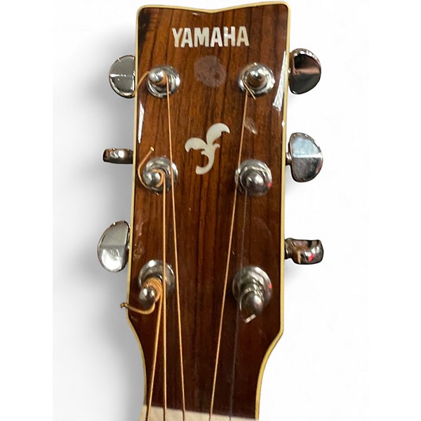 Used Yamaha FGX730SC Natural Acoustic Electric Guitar