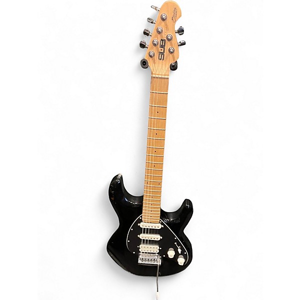 Used Sterling by Music Man Sub Silo 3 Black Solid Body Electric Guitar