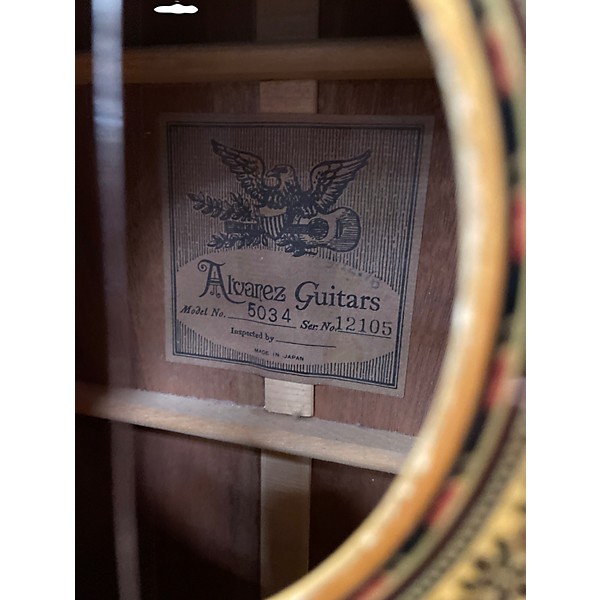 Used Alvarez 5043 Natural Acoustic Guitar