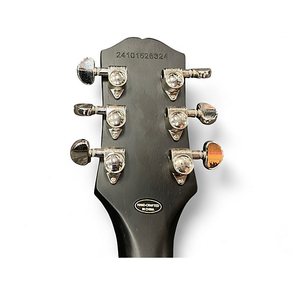 Used Epiphone Les Paul Traditional Pro IV Satin Black Solid Body Electric Guitar