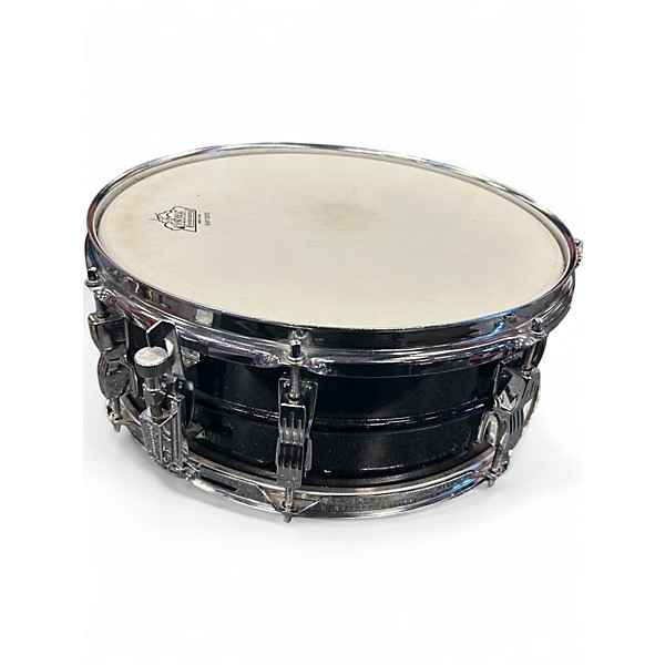 Used Ludwig 14in "Black" Acrolite Snare Black Sparkle Drum