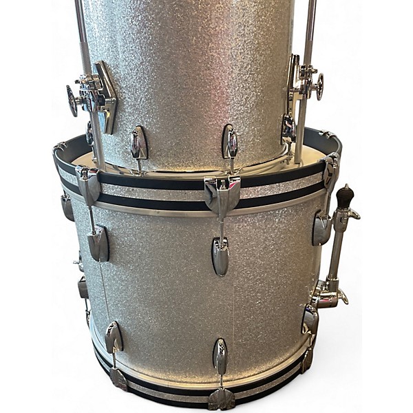 Used Gretsch Drums 3 Piece Brooklyn Series Silver Drum Kit