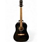 Used Fender CD60 Dreadnought Black Acoustic Guitar thumbnail