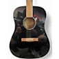 Used Fender CD60 Dreadnought Black Acoustic Guitar