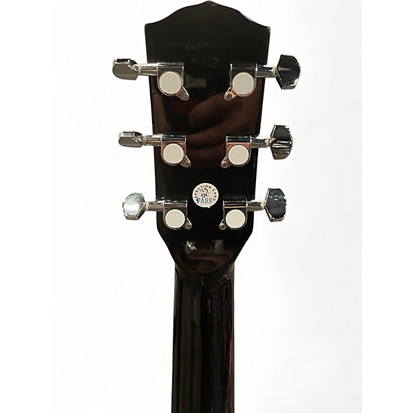 Used Fender CD60 Dreadnought Black Acoustic Guitar