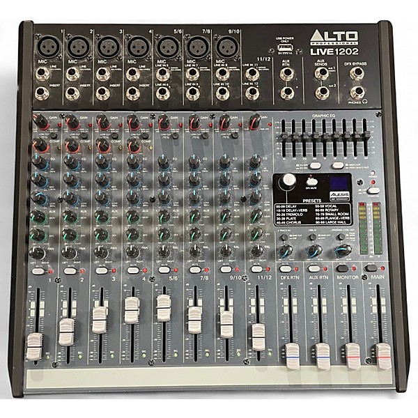 Used Alto LIVE 1202 12-Channel 2-Bus Unpowered Mixer