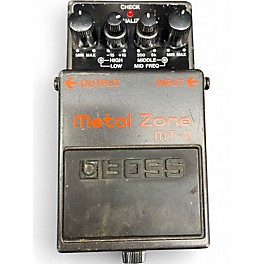 Used BOSS MT2 Metal Zone Distortion Effect Pedal