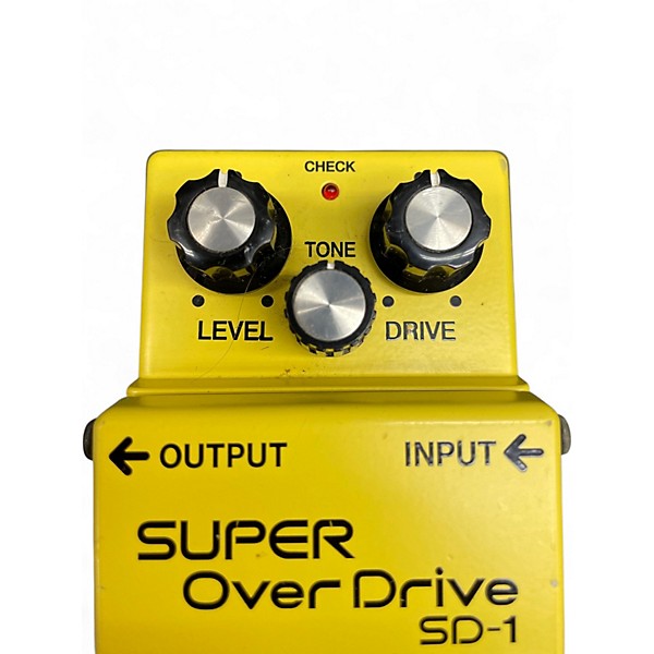Used BOSS SD1 Super Overdrive Effect Pedal
