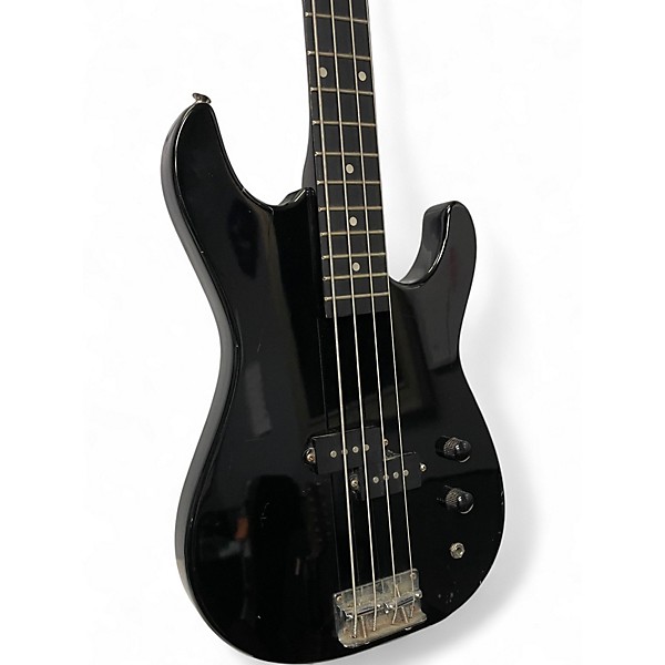 Used Synsonics Short Scale Black Electric Bass Guitar