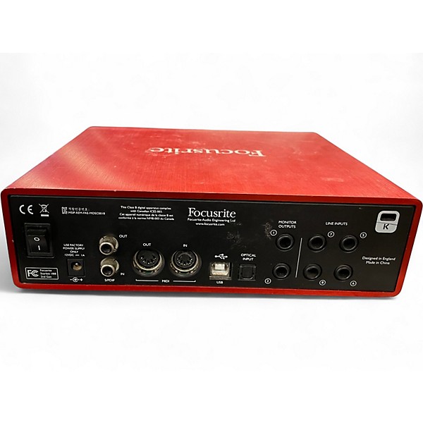 Used Focusrite Scarlett 18i8 Audio Interface