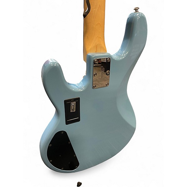 Used Sterling by Music Man hh chopper blue Electric Bass Guitar