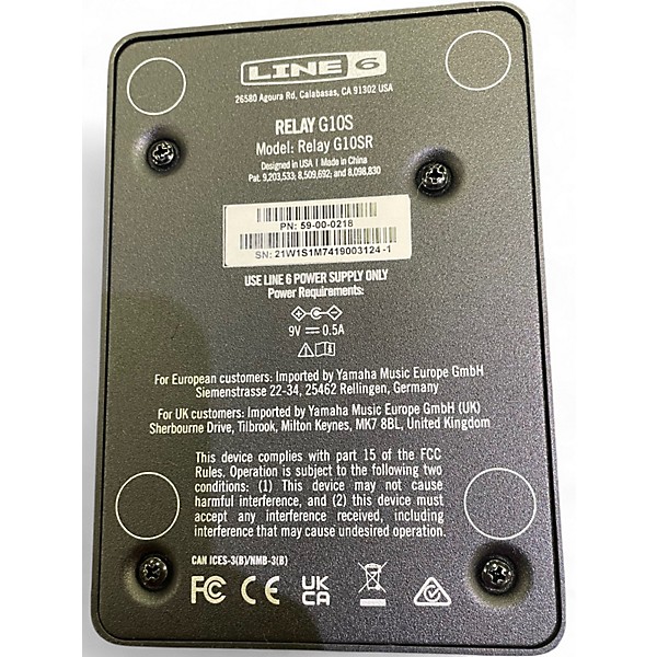 Used Line 6 Relay G10S Instrument Wireless System