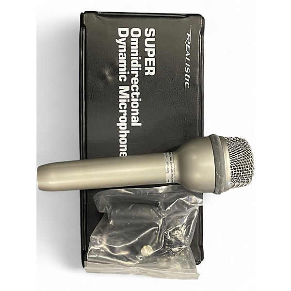 Used Realistic Omnidirectional Dynamic Microphone