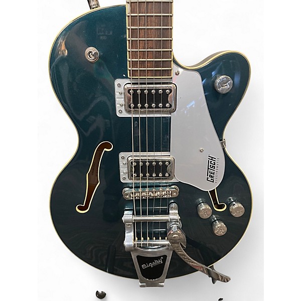 Used Gretsch Guitars G5655T-CB-JR BLUE GREEN SPARKLE Hollow Body Electric Guitar