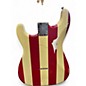 Vintage 1990s Fender WAYNE KRAMER STRATOCASTER AMERICAN FLAG Solid Body Electric Guitar
