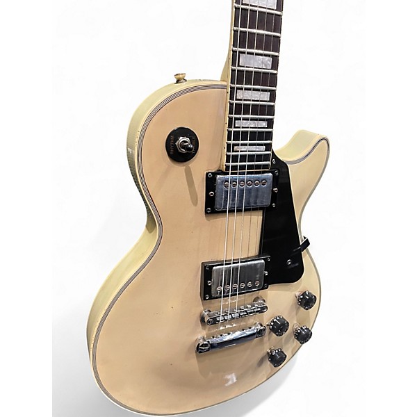 Used Magnum LP Custom Vintage White Solid Body Electric Guitar