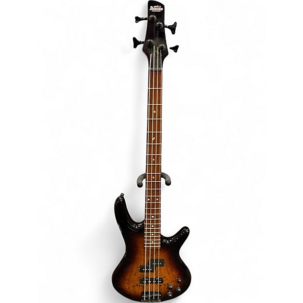 Used Ibanez GSR200SM Brown Burst Electric Bass Guitar