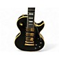 Vintage 1990 Gibson Les Paul Custom Ebony 3PU Black Solid Body Electric Guitar