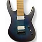 Used Agile Septor 725 7 String BLUE Solid Body Electric Guitar