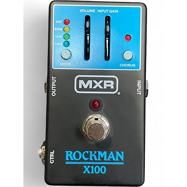Used MXR ROCKMAN X100 Effect Pedal Package
